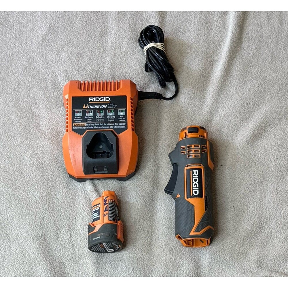 RIDGID 12V JobMax R8223500 Oscillating Multi Tool Charger Battery